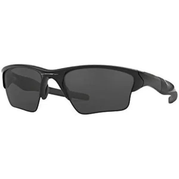 imageOakley Half Jacket 20 XL OO9154 Sunglasses For Men BUNDLE Leash Designer iWear Care KitPolished BlackBlack Iridium Lenses