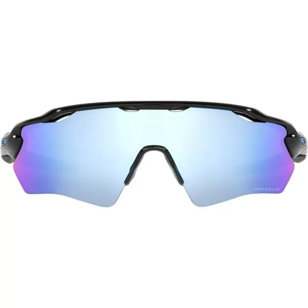 imageOakley Kids Oj9001 Radar Ev Xs Path Rectangular SunglassesPolished BlackPrizm Deep Water Polarized