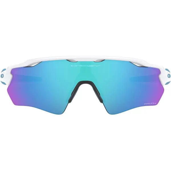 imageOakley Kids Oj9001 Radar Ev Xs Path Rectangular SunglassesPolished WhitePrizm Sapphire