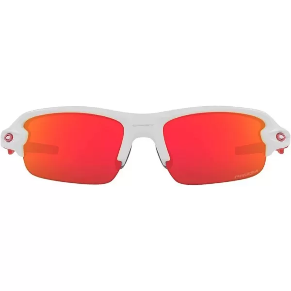 imageOakley Kids Oj9008 Flak XXS Square SunglassesMatte WhitePrizm Ruby