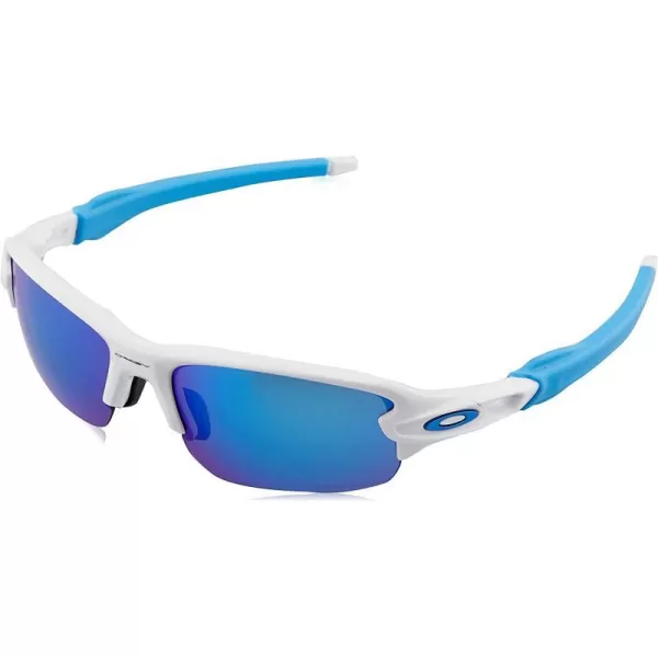 imageOakley Kids Oj9008 Flak XXS Square SunglassesPolished WhitePrizm Sapphire