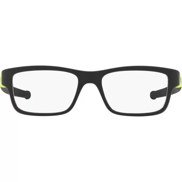 imageOakley Kids Oy8005 Marshal Xs Rectangular Prescription Eyewear FramesSatin Black on GreenDemo Lens