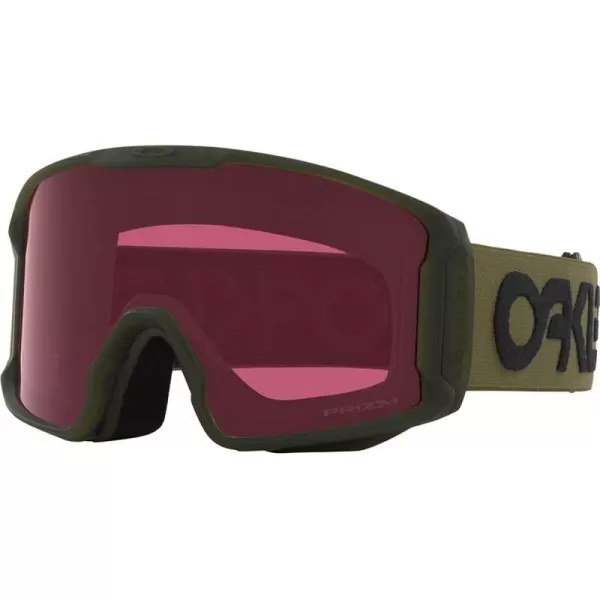 imageOakley Line Miner Snow Goggle LargeSized FitB1b Dark Brush PRIZM Snow Dark Grey