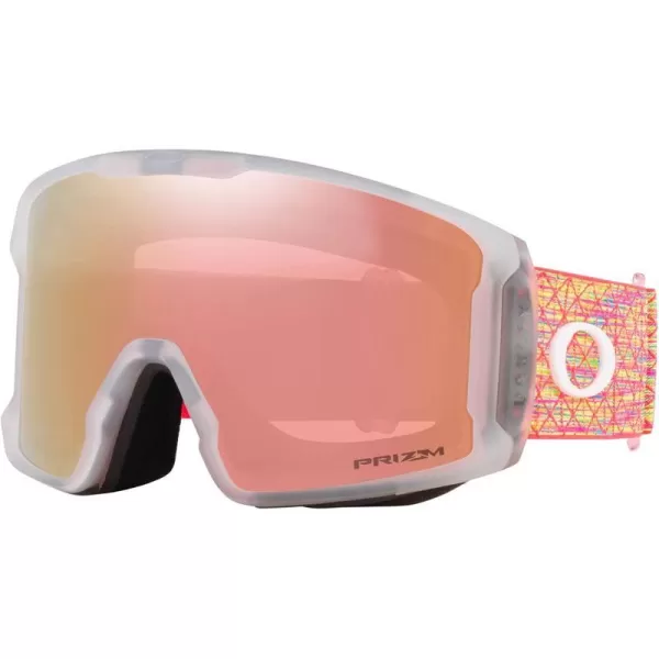 imageOakley Line Miner Snow Goggle LargeSized FitFreestyle Prizm Rose Gold Iridium