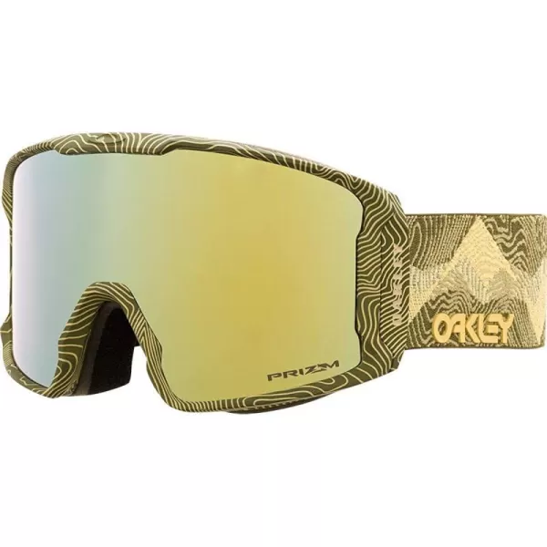 imageOakley Line Miner Snow Goggle LargeSized FitGreen Prizm Sage Gold Iridium