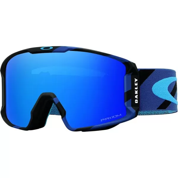 imageOakley Line Miner Snow Goggle LargeSized FitHazard Bar Iron Prizm Sapphire Iridium