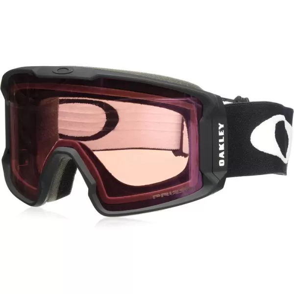 imageOakley Line Miner Snow Goggle LargeSized FitMatte Black PRIZM Snow HI Pink