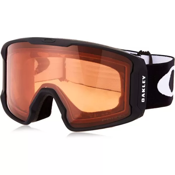 imageOakley Line Miner Snow Goggle LargeSized FitMatte Black PRIZM Snow Persimmon