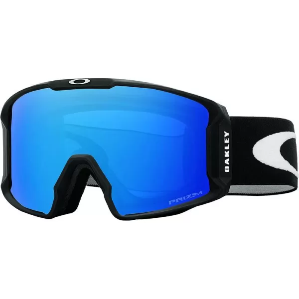 imageOakley Line Miner Snow Goggle LargeSized FitMatte Black PRIZM Snow Sapphire Iridium