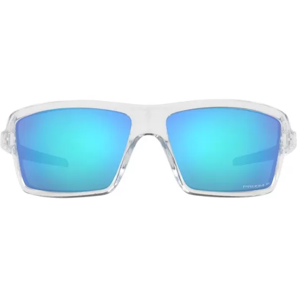 imageOakley Man Sunglasses Black Camo Frame Prizm Ruby Lenses 63MMPolished ClearPrizm Sapphire Polarized