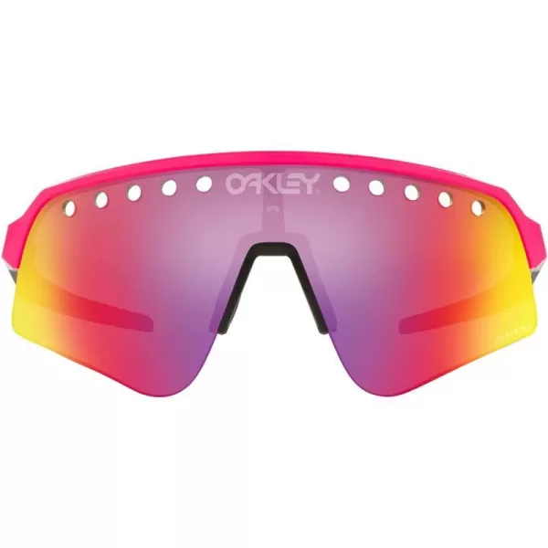 imageOakley Man Sunglasses Matte Black Frame Prizm Road Lenses 0MMPinkPrizm Road