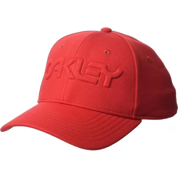 imageOakley Mens 6 Panel Stretch Hat EmbossedRed Line