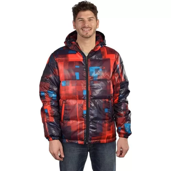 imageOakley Mens AOP Down Puffer JacketRedLineXLOakley Mens AOP Down Puffer JacketRedLineXL