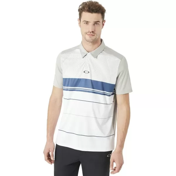 imageOakley Mens Aero Motion Block PoloStone Gray