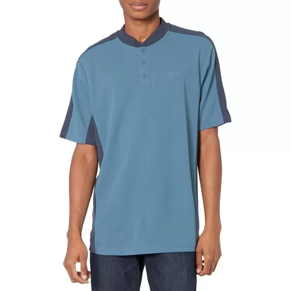 imageOakley Mens Bomber Collar Piquet PoloAlien Blue