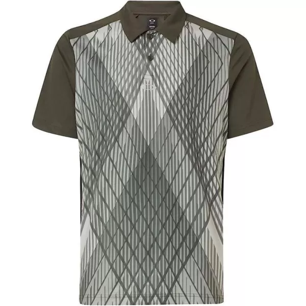 imageOakley Mens Cross Graphic PoloNew Dark Brush