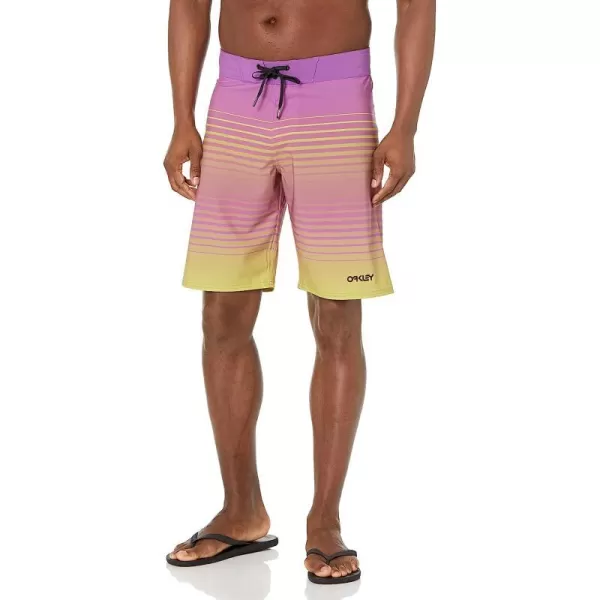 imageOakley Mens Fade Out 21 Rc BoardshortPurpleYellow Stripes