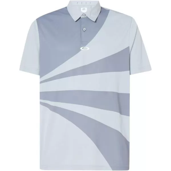 imageOakley Mens Geometric Swing PoloFog Grey