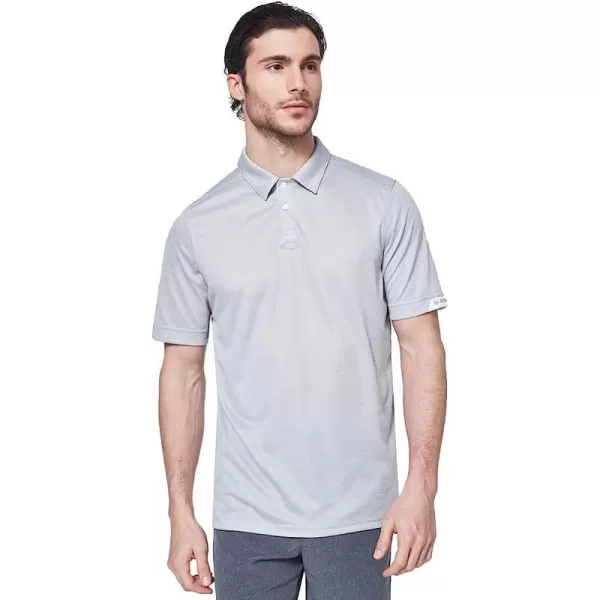 imageOakley Mens Gravity Short Sleeve Polo 20Fog Grey