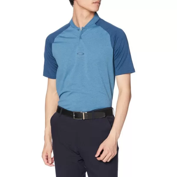 imageOakley Mens Icon Bi Color PoloInterstellar Blue