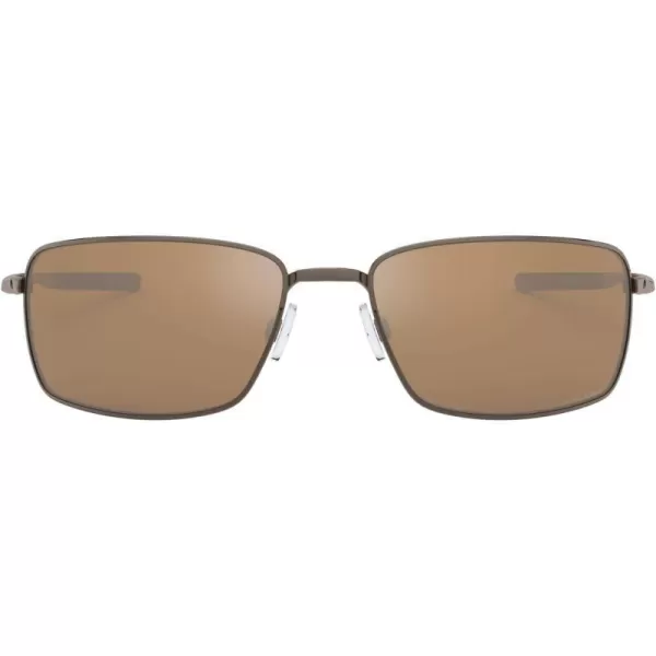 imageOakley Mens OO4075 Square Wire Rectangular Metal SunglassesGunmetalTungsten Iridium Polarized