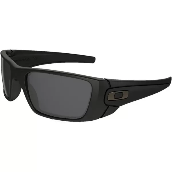 imageOakley Mens OO9096 Fuel Cell Wrap SunglassesMatte Black Frame Polarized Solid Black Lens