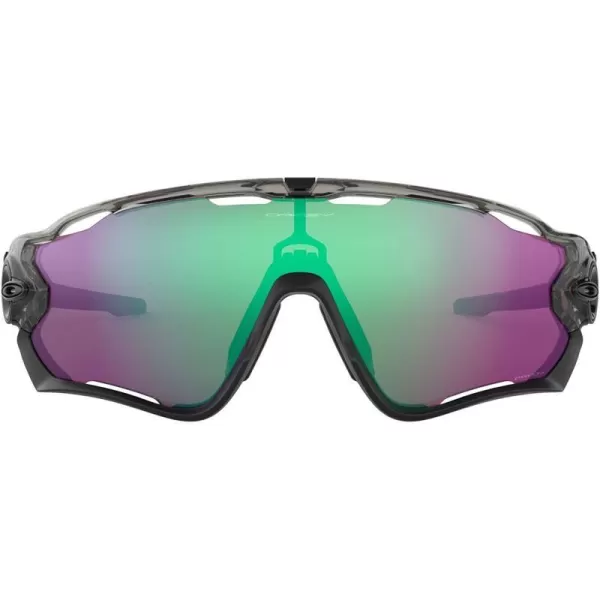 imageOakley Mens OO9290 Jawbreaker Shield SunglassesGrey InkPrizm Road Jade