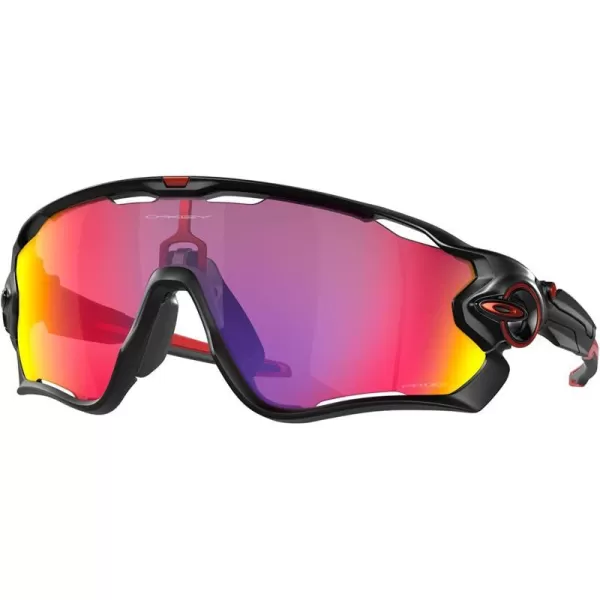 imageOakley Mens OO9290 Jawbreaker Shield SunglassesMatte BlackPrizm Road