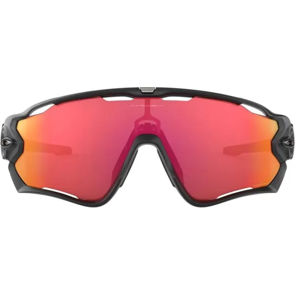 imageOakley Mens OO9290 Jawbreaker Shield SunglassesMatte BlackPrizm Trail Torch