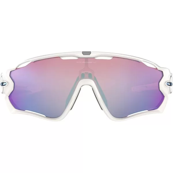 imageOakley Mens OO9290 Jawbreaker Shield SunglassesPolished WhitePrizm Snow Sapphire Iridium