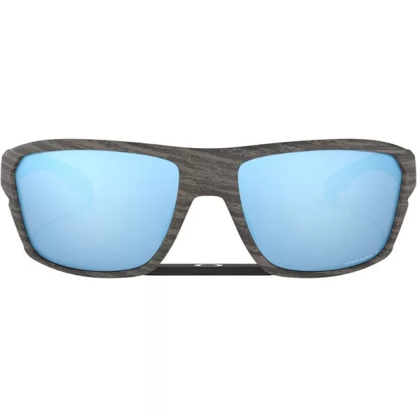 imageOakley Mens OO9416 Split Shot Rectangular SunglassesWoodgrainPrizm Deep Water Polarized