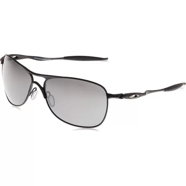 imageOakley Mens Oo4060 Crosshair Aviator SunglassesMatte BlackPrizm Black