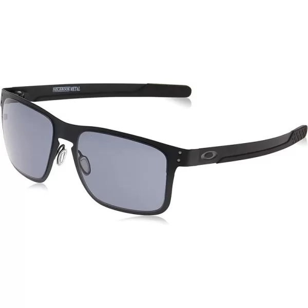 imageOakley Mens Oo4123 Holbrook Metal Square SunglassesMatte BlackGrey