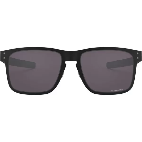 imageOakley Mens Oo4123 Holbrook Metal Square SunglassesMatte BlackPrizm Grey