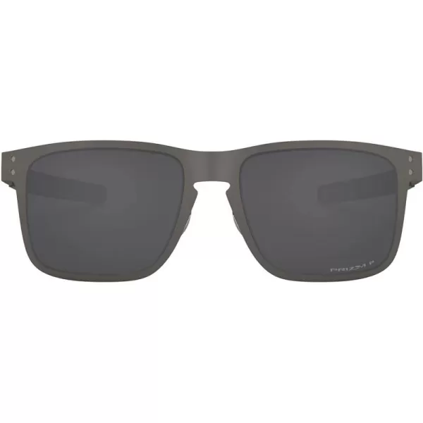 imageOakley Mens Oo4123 Holbrook Metal Square SunglassesMatte GunmetalPrizm Black Polarized