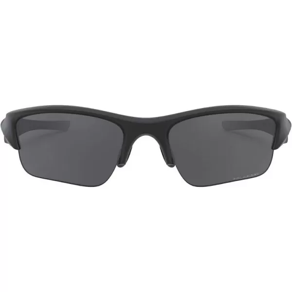 imageOakley Mens Oo9009 Flak Jacket Xlj SunglassesMatte BlackGrey Polarized