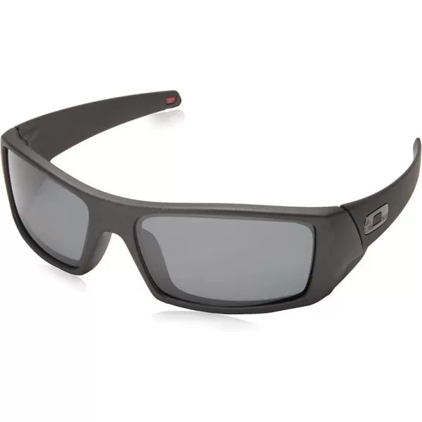 imageOakley Mens Oo9014 Gascan Rectangular SunglassesCerakote CobaltPolarized Black Iridium