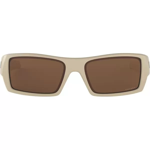 imageOakley Mens Oo9014 Gascan Rectangular SunglassesDesert TanPrizm Tungsten