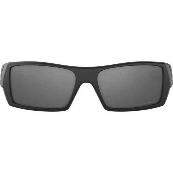imageOakley Mens Oo9014 Gascan Rectangular SunglassesMatte Black Frame Polarized Black Mirror Lens