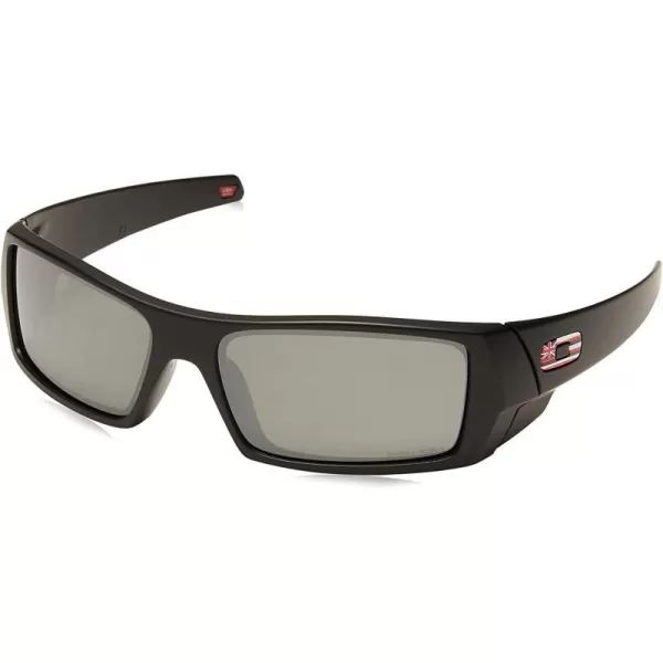 imageOakley Mens Oo9014 Gascan Rectangular SunglassesMatte Black Hawaii IconPrizm Black