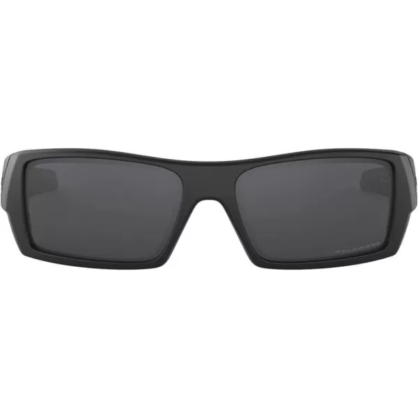 imageOakley Mens Oo9014 Gascan Rectangular SunglassesMatte BlackGrey Polarized