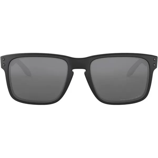 imageOakley Mens Oo9102 Holbrook Polarized Square SunglassesMatte BlackBlack Iridium Polarized