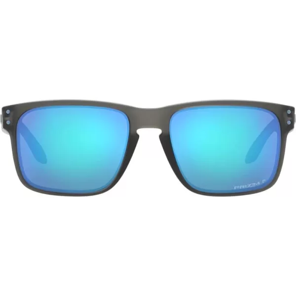 imageOakley Mens Oo9102 Holbrook Polarized Square SunglassesMatte Grey SmokePrizm Sapphire Polarized