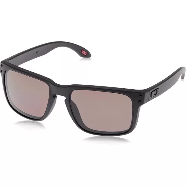 imageOakley Mens Oo9102 Holbrook Polarized Square SunglassesSteelPrizm Daily Polarized