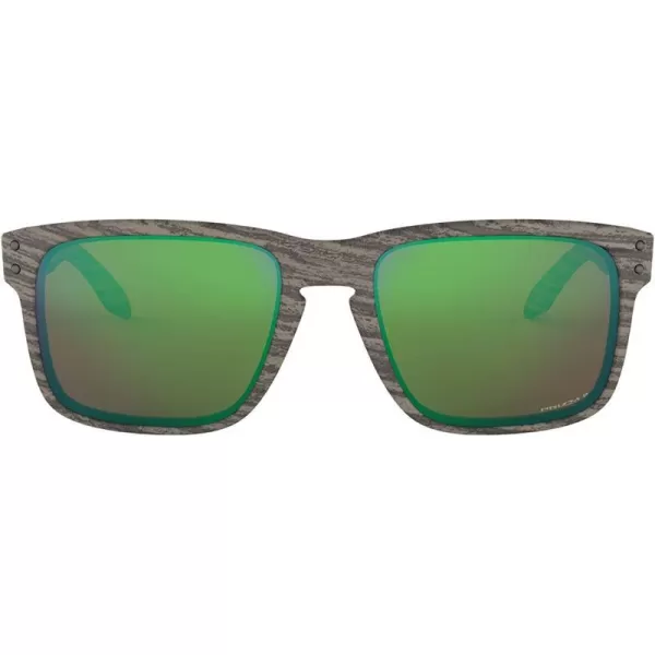 imageOakley Mens Oo9102 Holbrook Polarized Square SunglassesWoodgrainPrizm Shallow Water Polarized