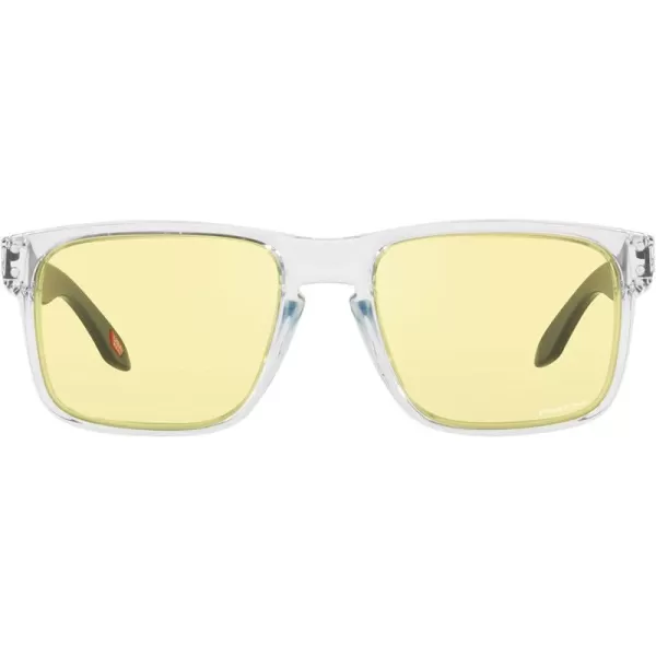 imageOakley Mens Oo9102 Holbrook Square SunglassesClearPrizm Gaming