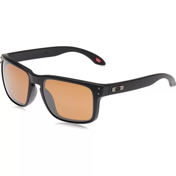 imageOakley Mens Oo9102 Holbrook Square SunglassesMatte BlackPrizm Ruby