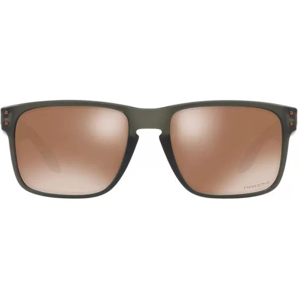 imageOakley Mens Oo9102 Holbrook Square SunglassesMatte Olive InkPrizm Tungsten