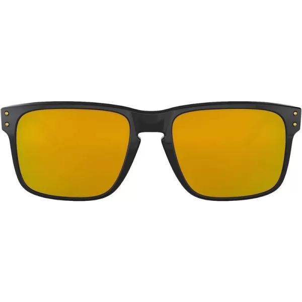 imageOakley Mens Oo9102 Holbrook Square SunglassesPolished Black24k Iridium