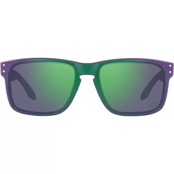 imageOakley Mens Oo9102 Holbrook Square SunglassesTld Matte Purple Green ShiftPrizm Jade